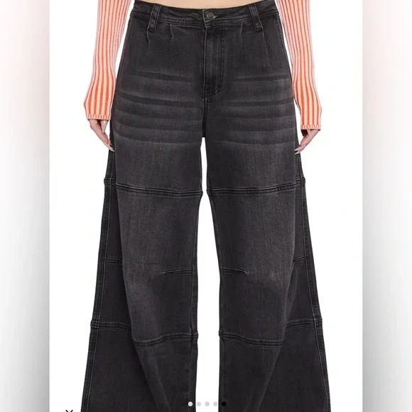 Dolls Kill Delia*s Whimsical Ways Overdized Baggy Jeans - Picture 8 of 8